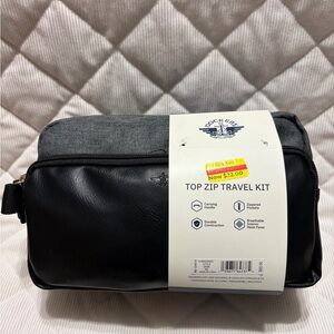 Dockers Black and Gray Toiletry Bag